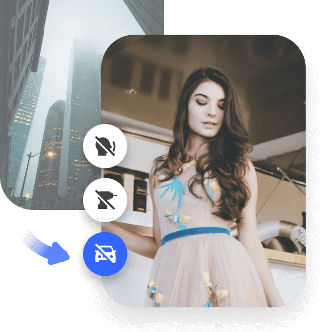 AI-Powered White Noise Removal