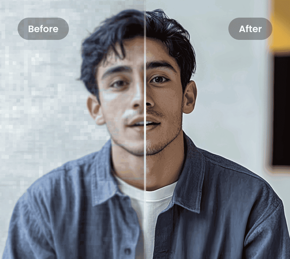 Smart AI Color Correction Upscaler Tool