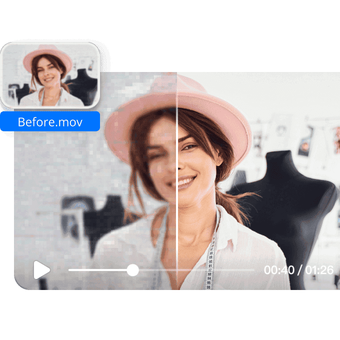 Upscale Educational Videos Easily