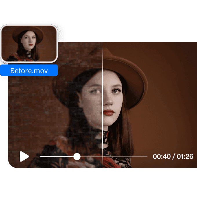 AI-Enhanced 480p to 1440p Conversion