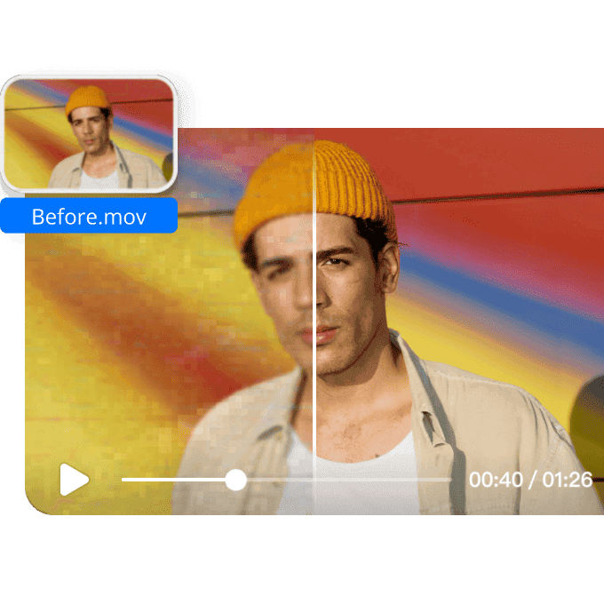 Smart 360p to 720p Upscaling
