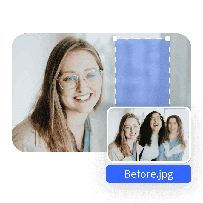 Smart Selection to Remove BG People