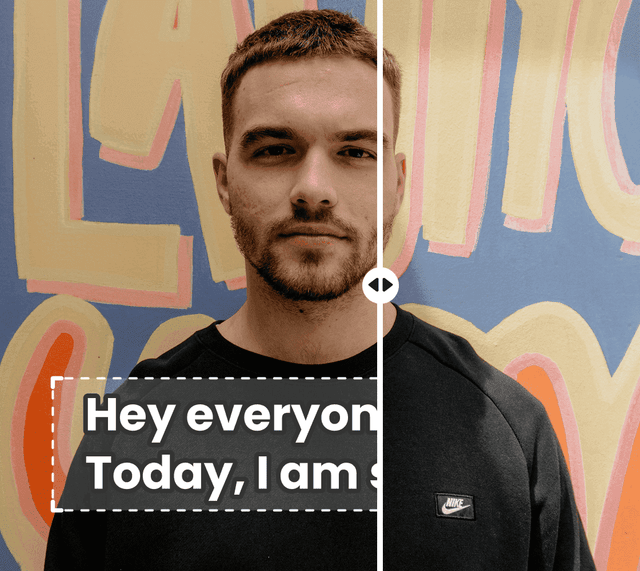 Font remover for images and graphics vmake ai