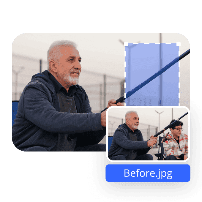 Erase Crowds with One Click