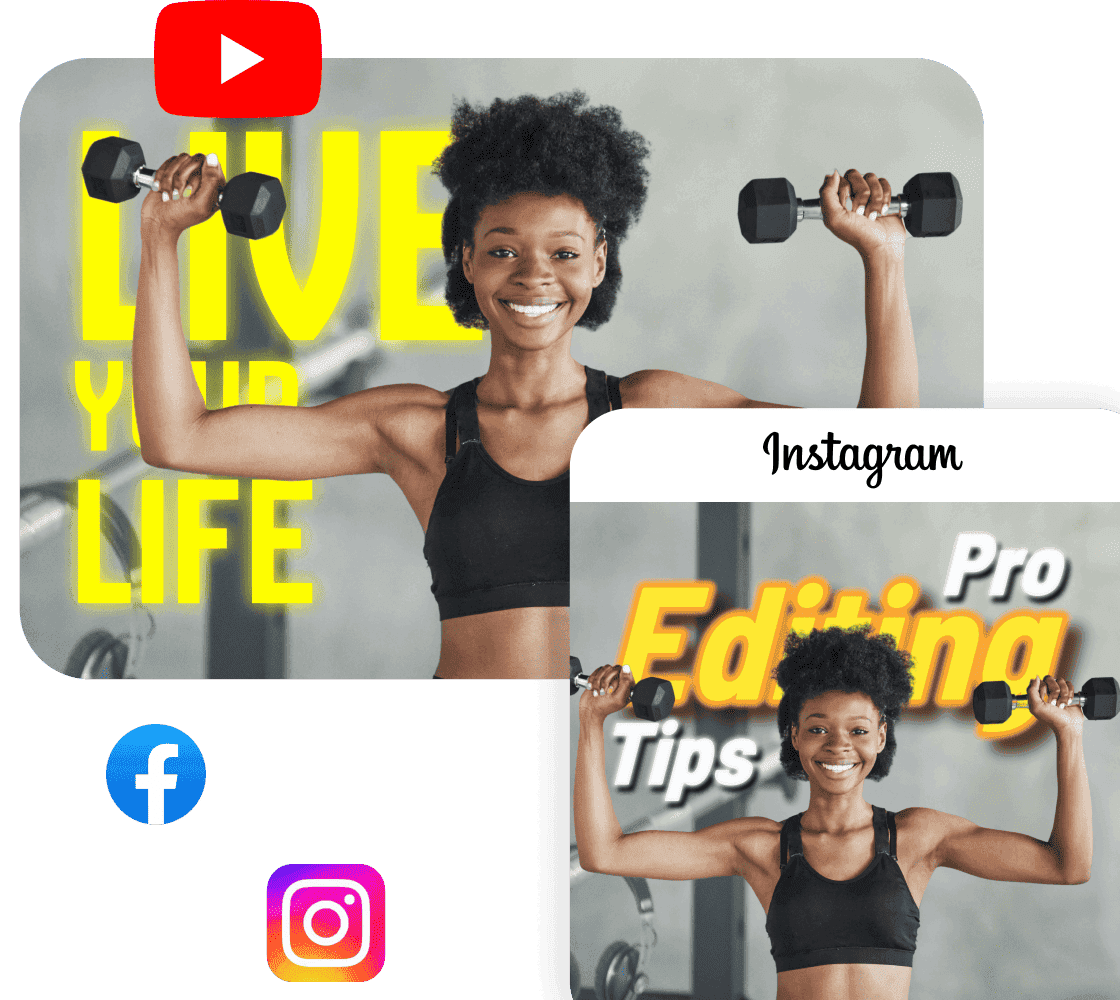 AI Thumbnail for Fitness Shorts