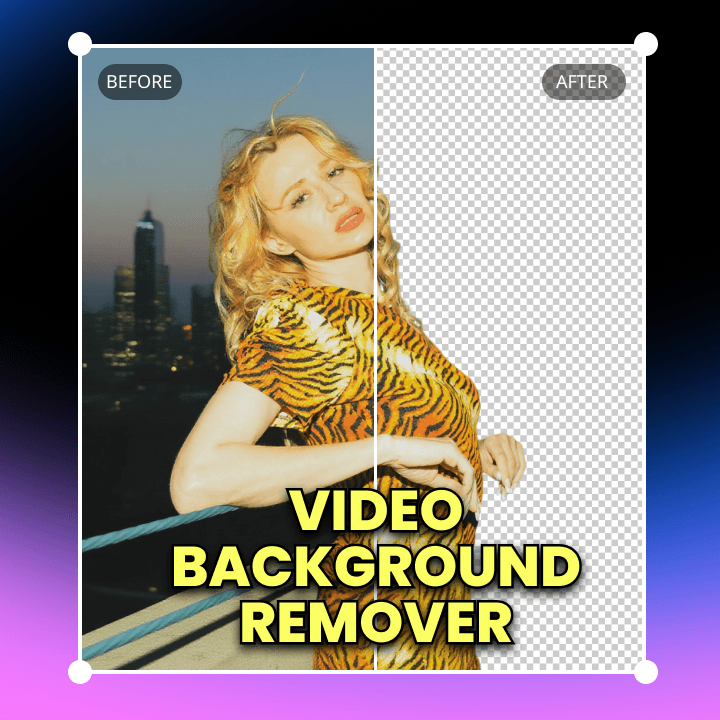One-Click Video Background Remover with AI Precision