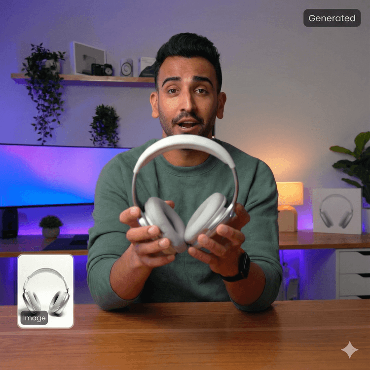 Product Image → Model Showcase Video